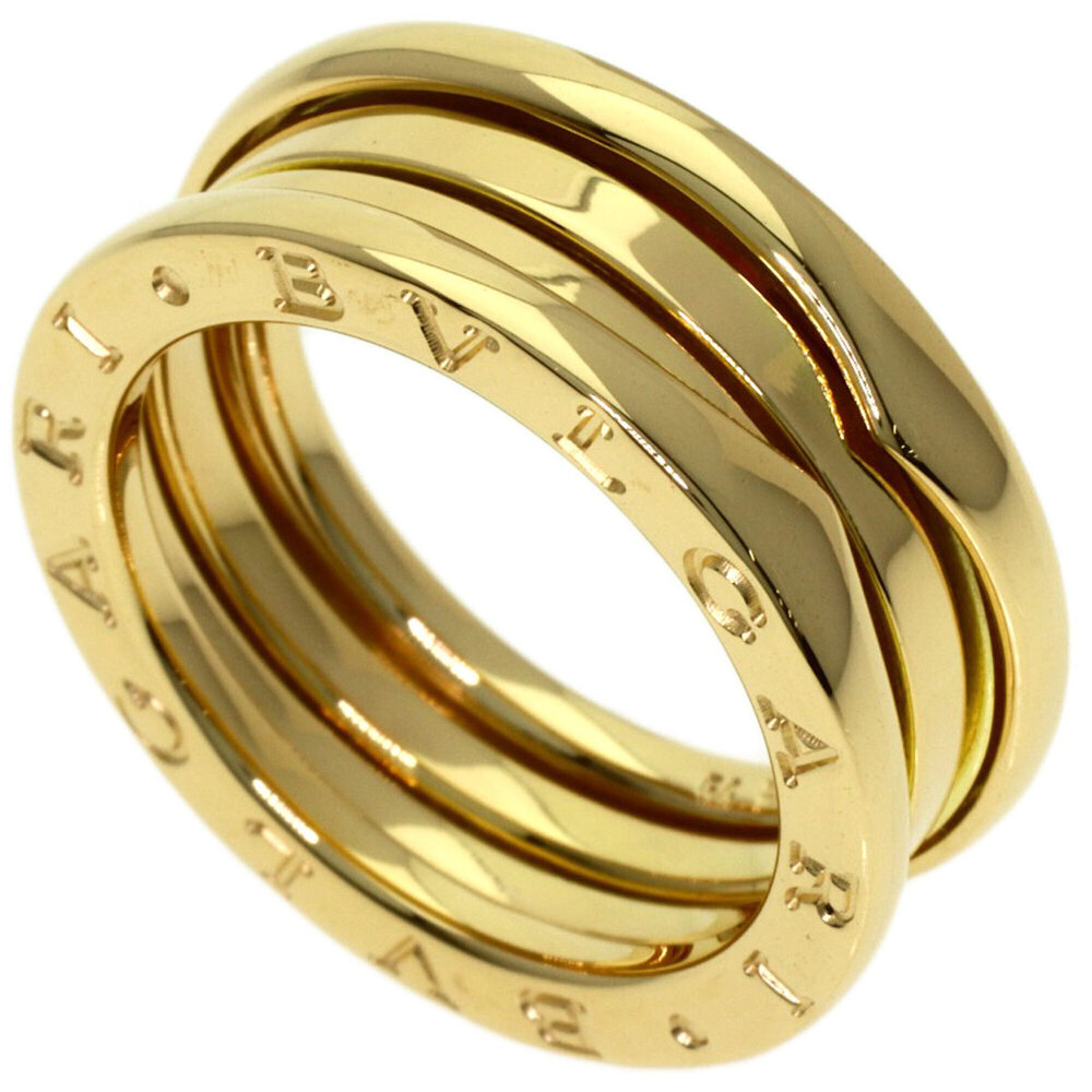 BVLGARI B-zero1 2-band ring #54, 18K yellow gold, women's.